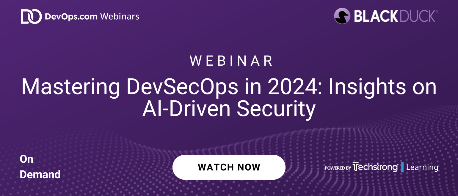 Mastering DevSecOps in 2024: Insights on AI-Driven Security Mastering DevSecOps in 2024: Insights on AI-Driven Security